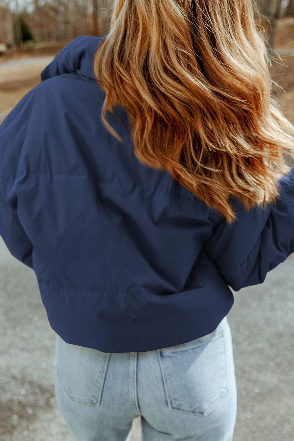 P-Diddy Informant Puffer Zip Up Collared Neck Coat with Pockets