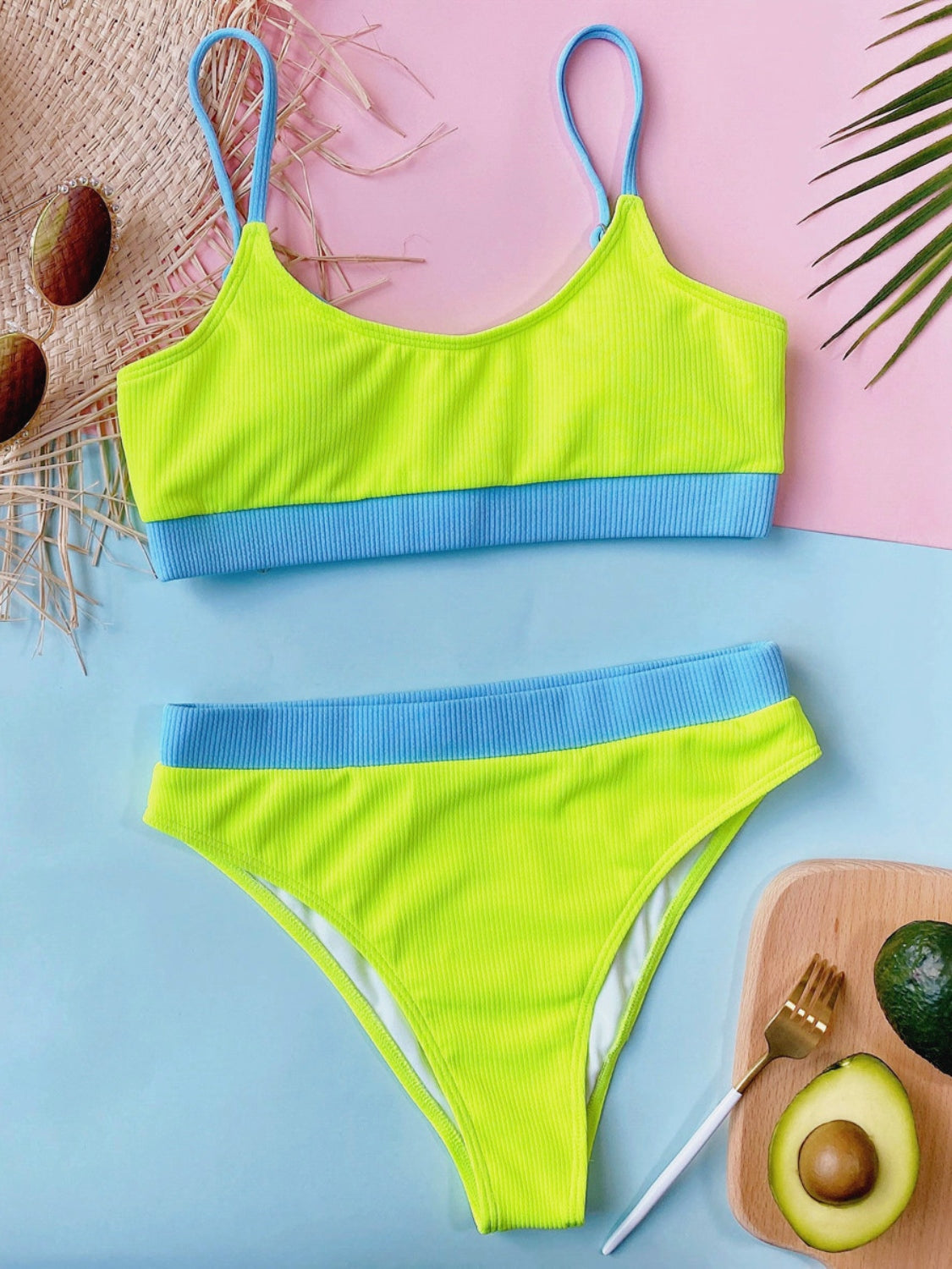 Salina Scoop Neck Spaghetti Strap Two-Piece Swim Set