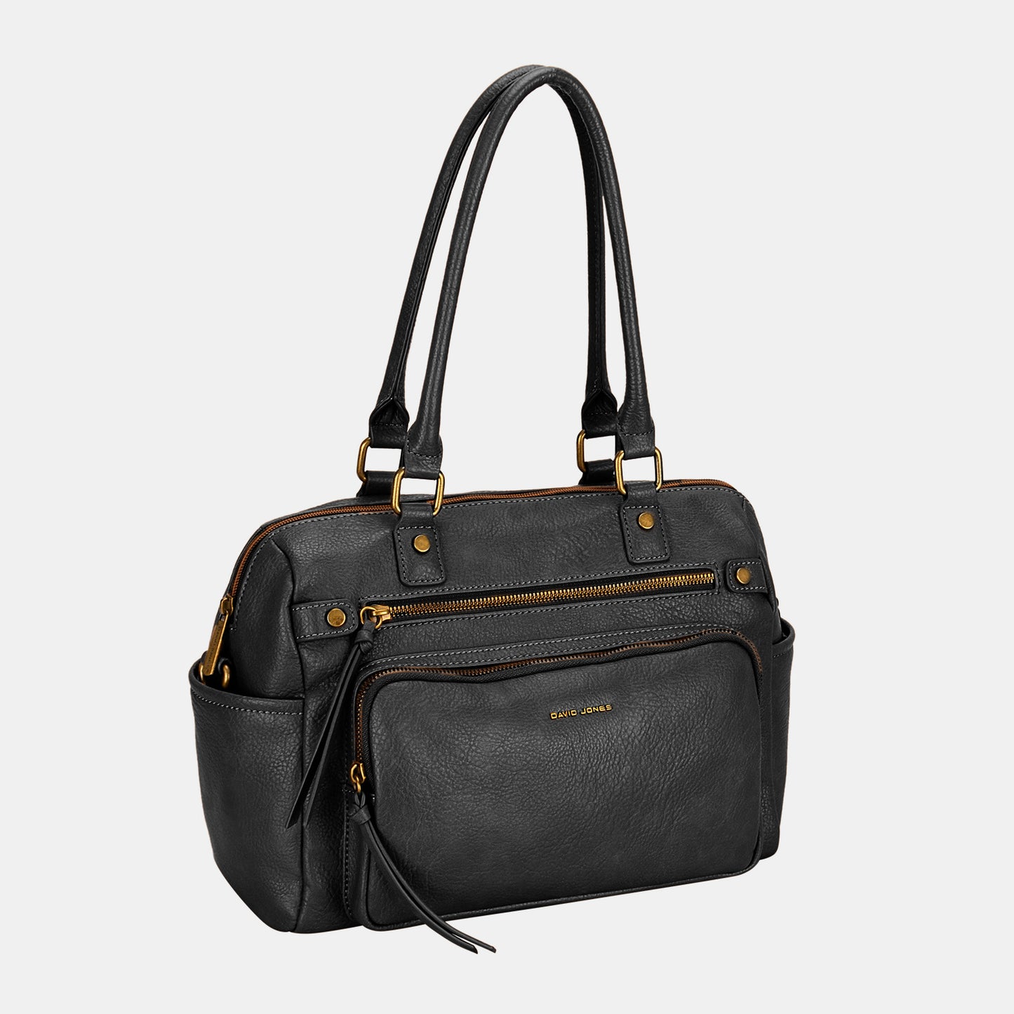 Adventure Handbag Zipper PU Leather Handbag