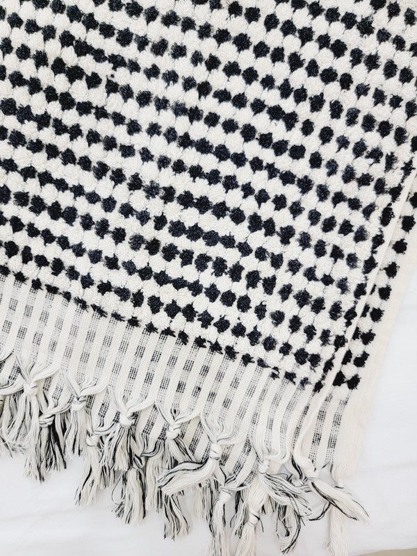 Anatolia Bath Towels, Organic Turkish Cotton Pom Pom Towels