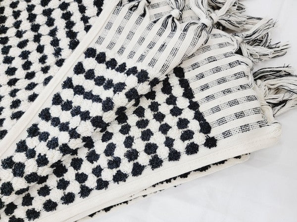 Anatolia Bath Towels, Organic Turkish Cotton Pom Pom Towels