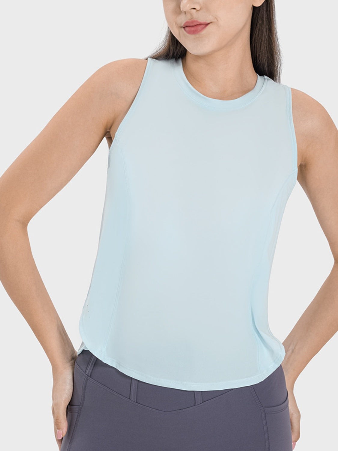 Janine Round Neck Active Tank