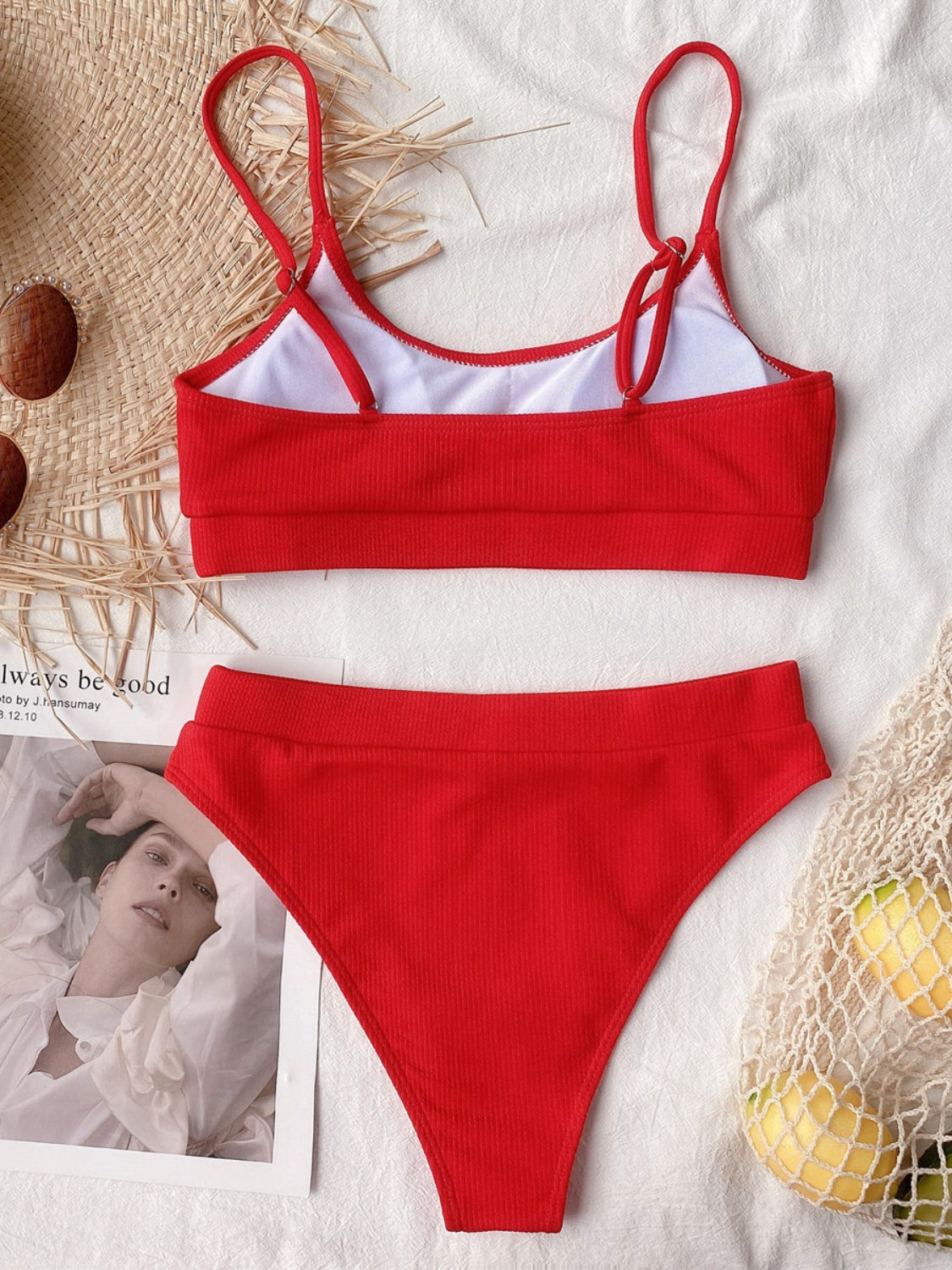 Salina Scoop Neck Spaghetti Strap Two-Piece Swim Set
