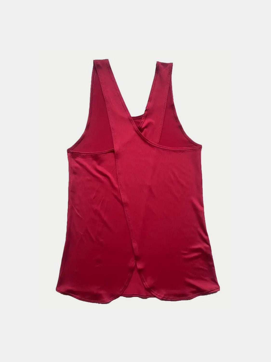 Janine Crisscross Scoop Neck Active Tank