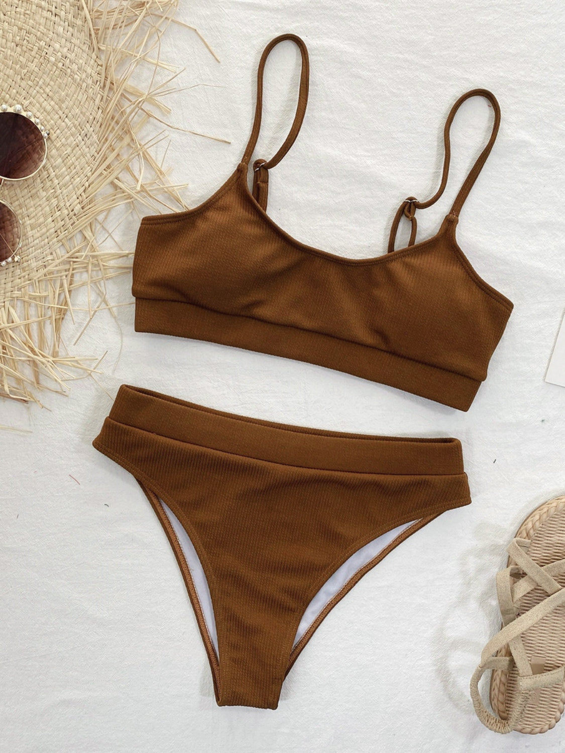 Salina Scoop Neck Spaghetti Strap Two-Piece Swim Set
