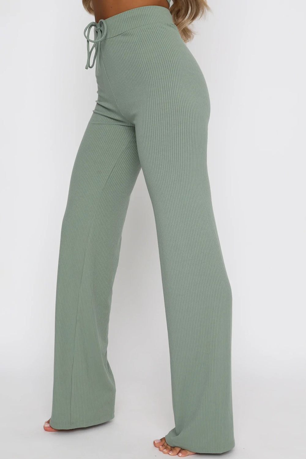Renna Round Neck Short Sleeve Top and Pants Set