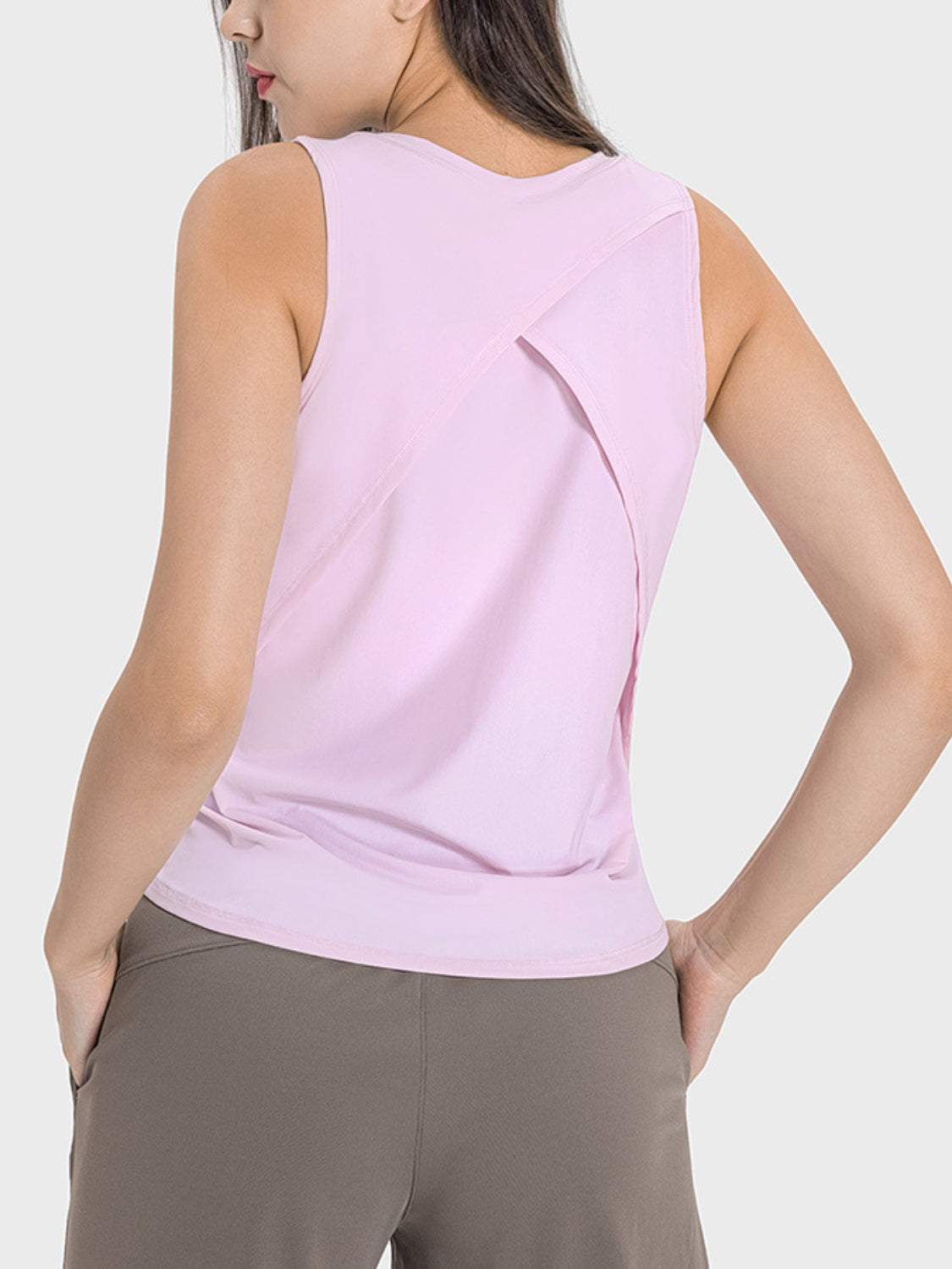 Janine Round Neck Active Tank