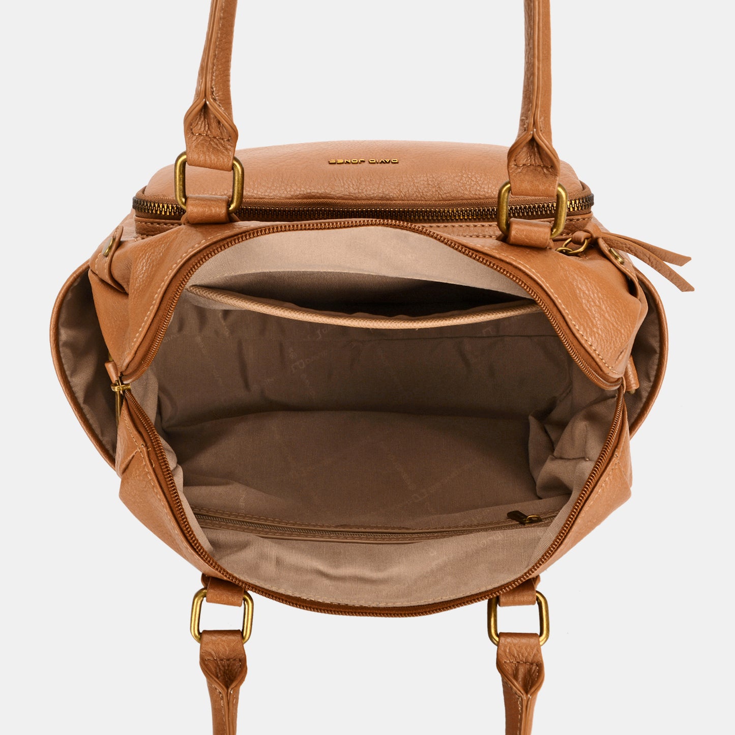 Adventure Handbag Zipper PU Leather Handbag