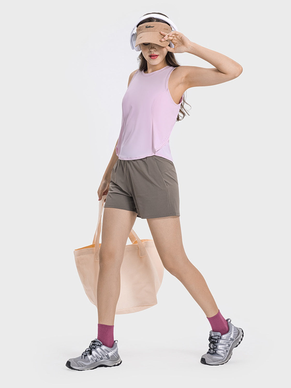Janine Round Neck Active Tank
