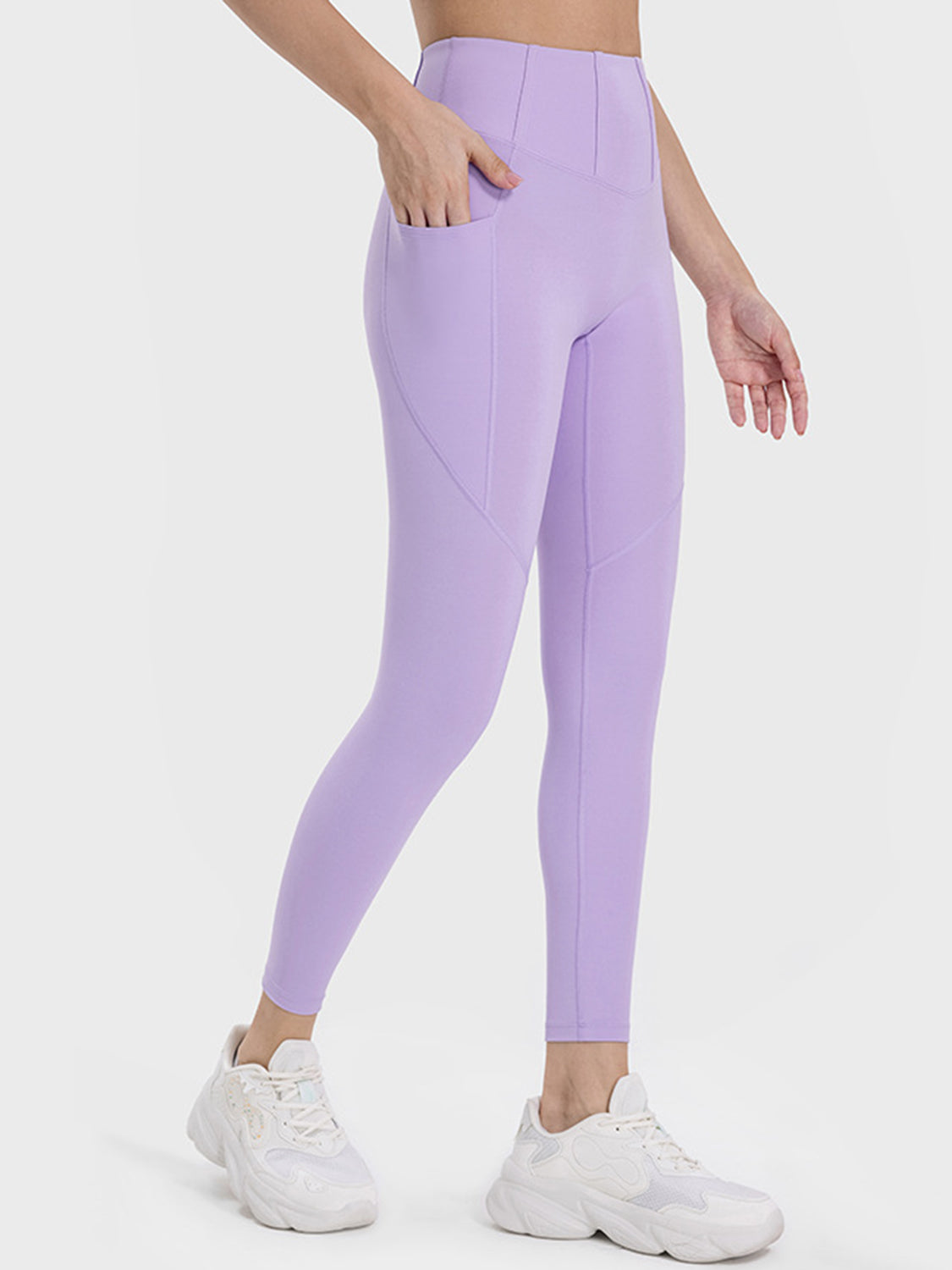 Genevieve Pocketed High Waist Active Leggings