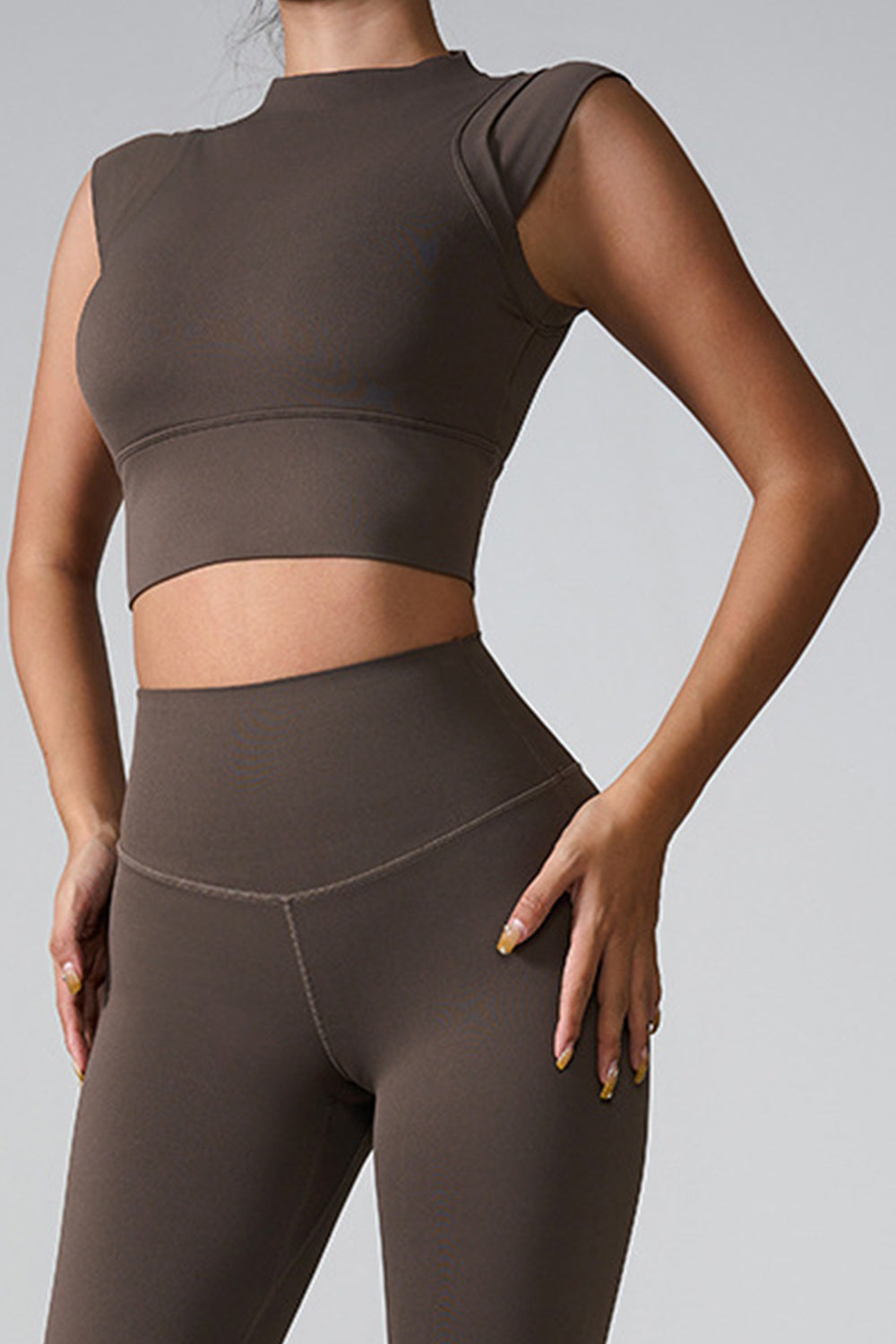 Marley Mock Neck Active Tank