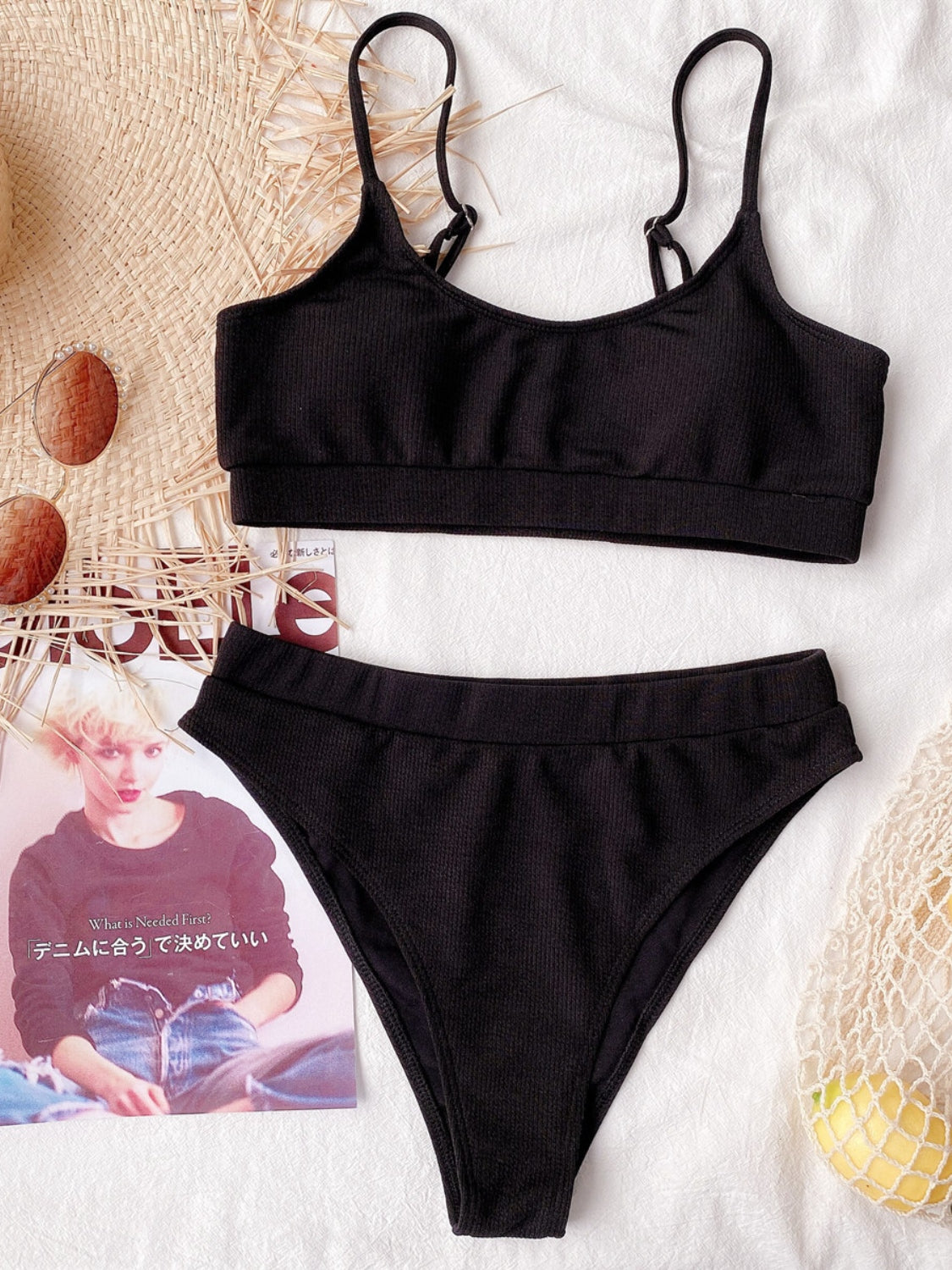 Salina Scoop Neck Spaghetti Strap Two-Piece Swim Set