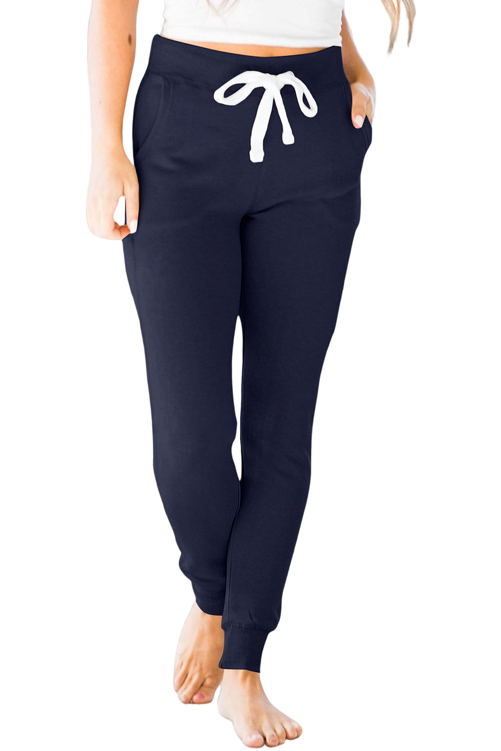 Catapult Casual Drawstring Drop Waist Pocketed Joggers