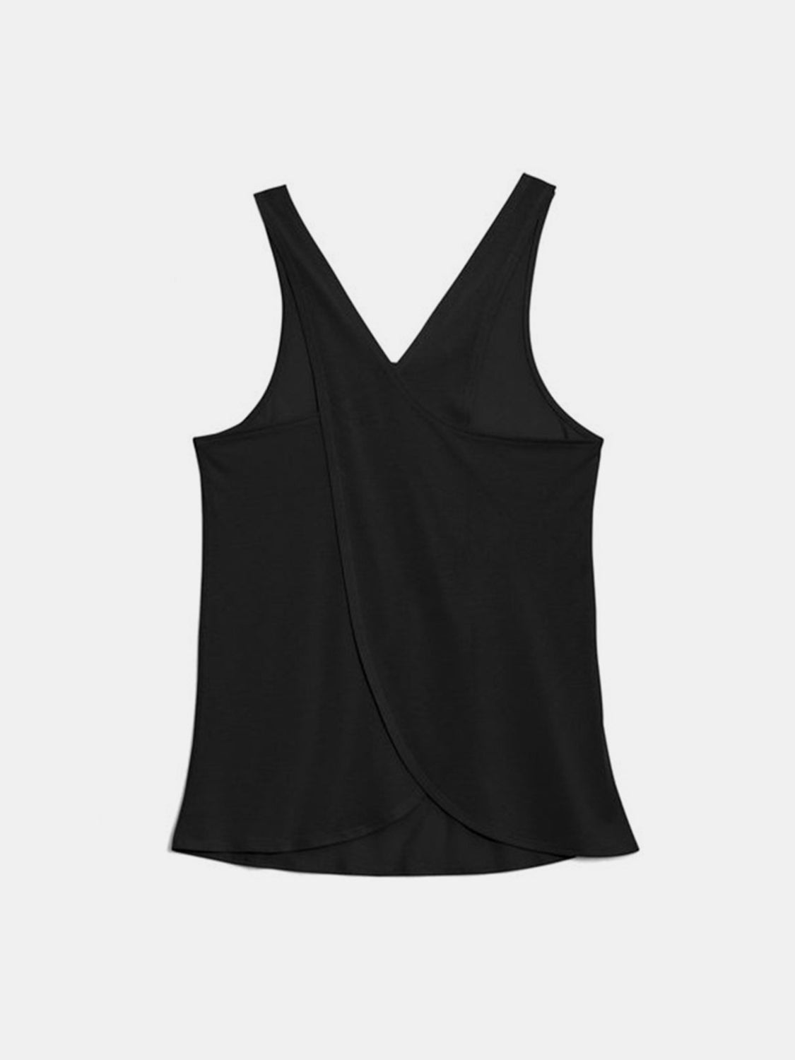 Janine Crisscross Scoop Neck Active Tank