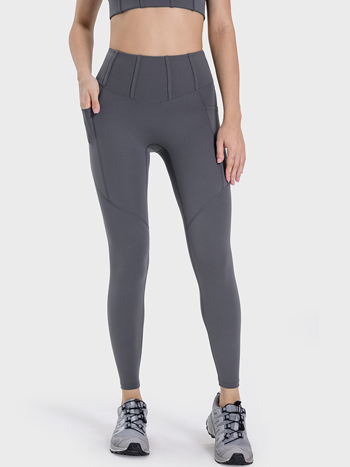 Genevieve Pocketed High Waist Active Leggings