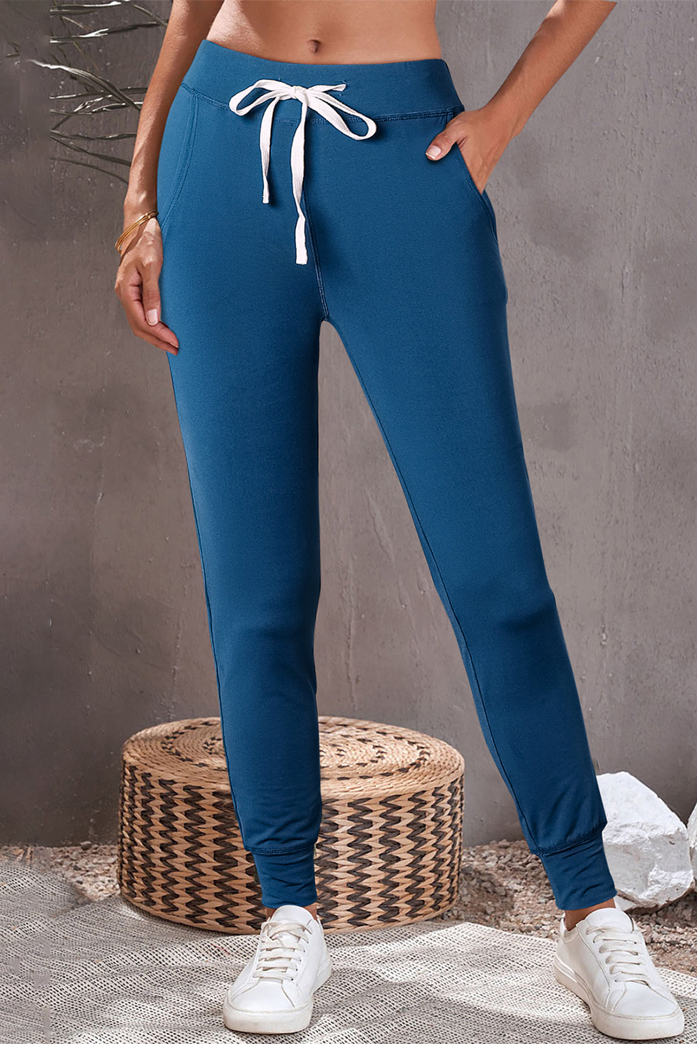 Catapult Casual Drawstring Drop Waist Pocketed Joggers