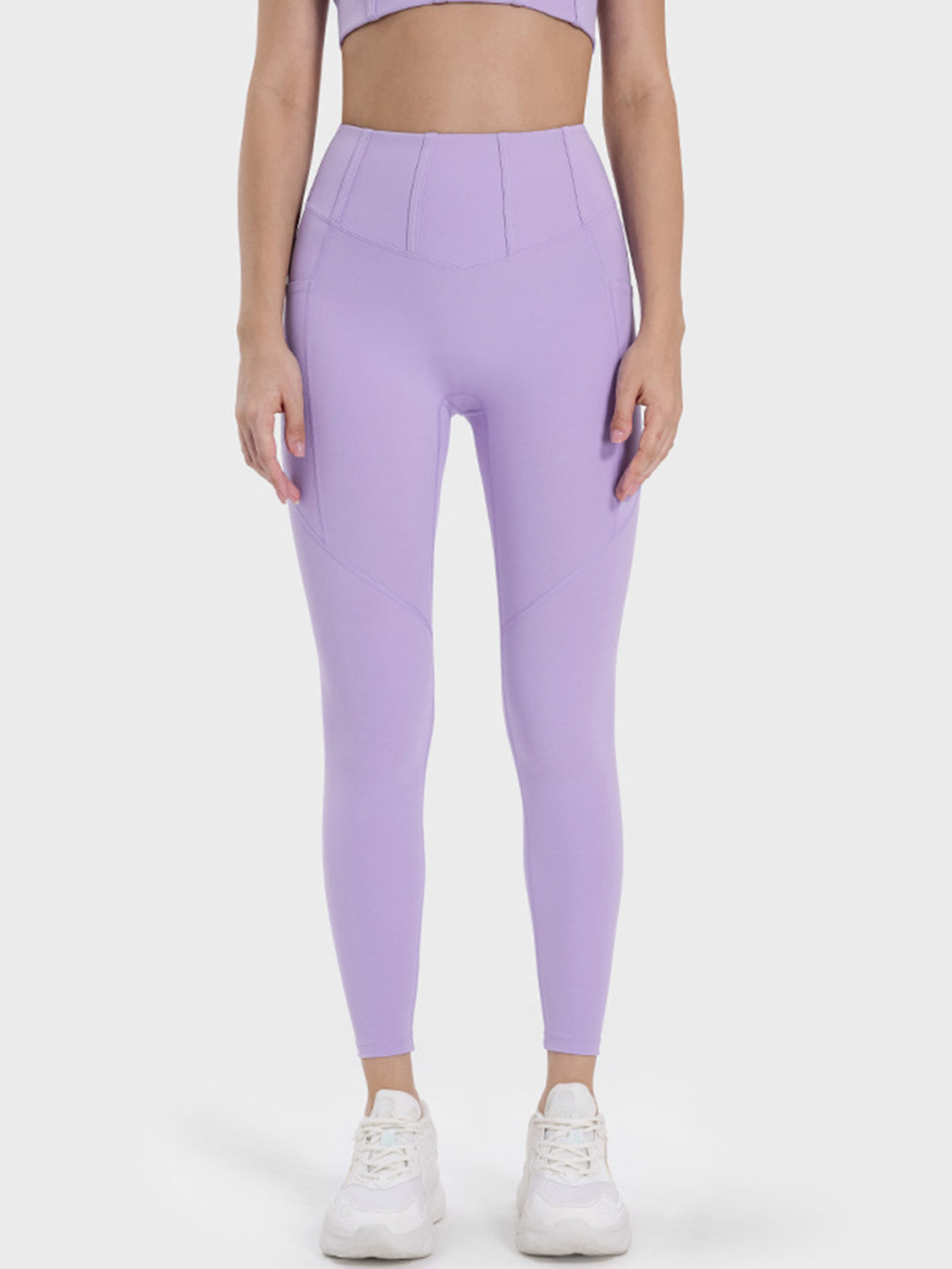 Genevieve Pocketed High Waist Active Leggings