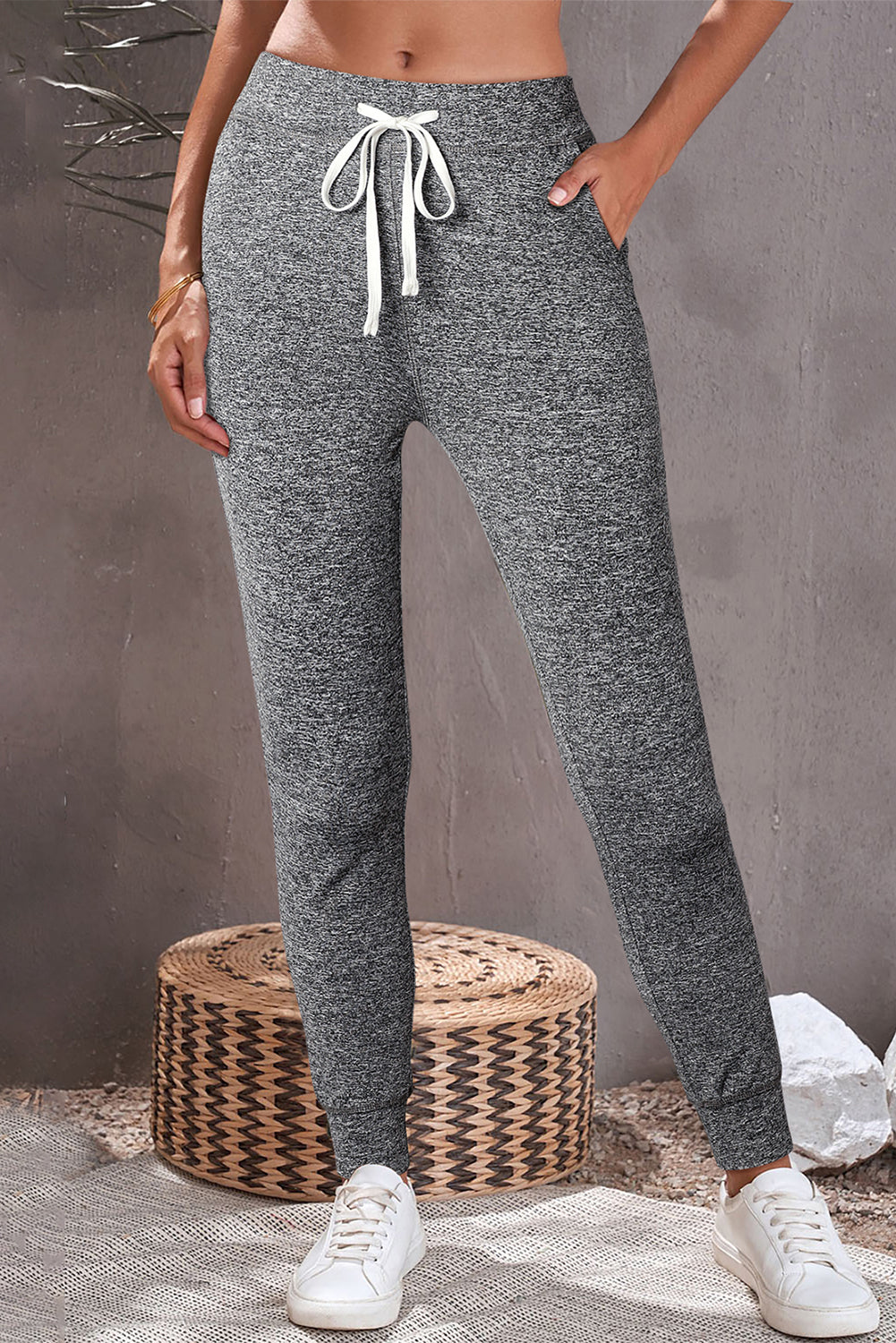 Catapult Casual Drawstring Drop Waist Pocketed Joggers