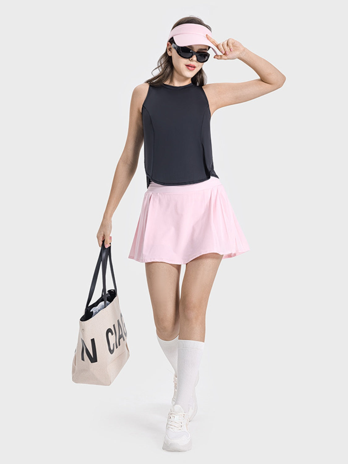 Janine Round Neck Active Tank