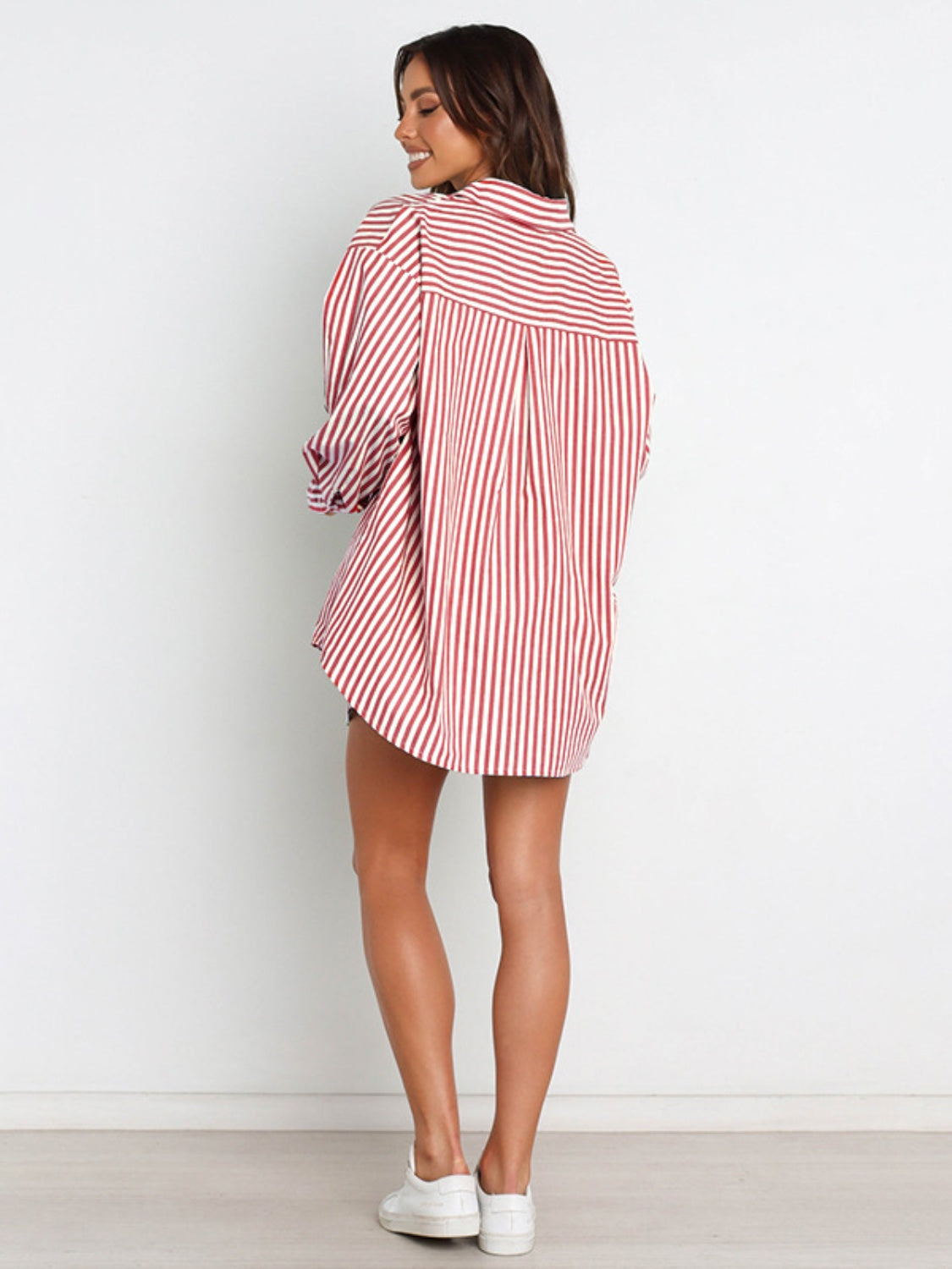 Sterling Striped Dropped Shoulder Shirt and Shorts Set