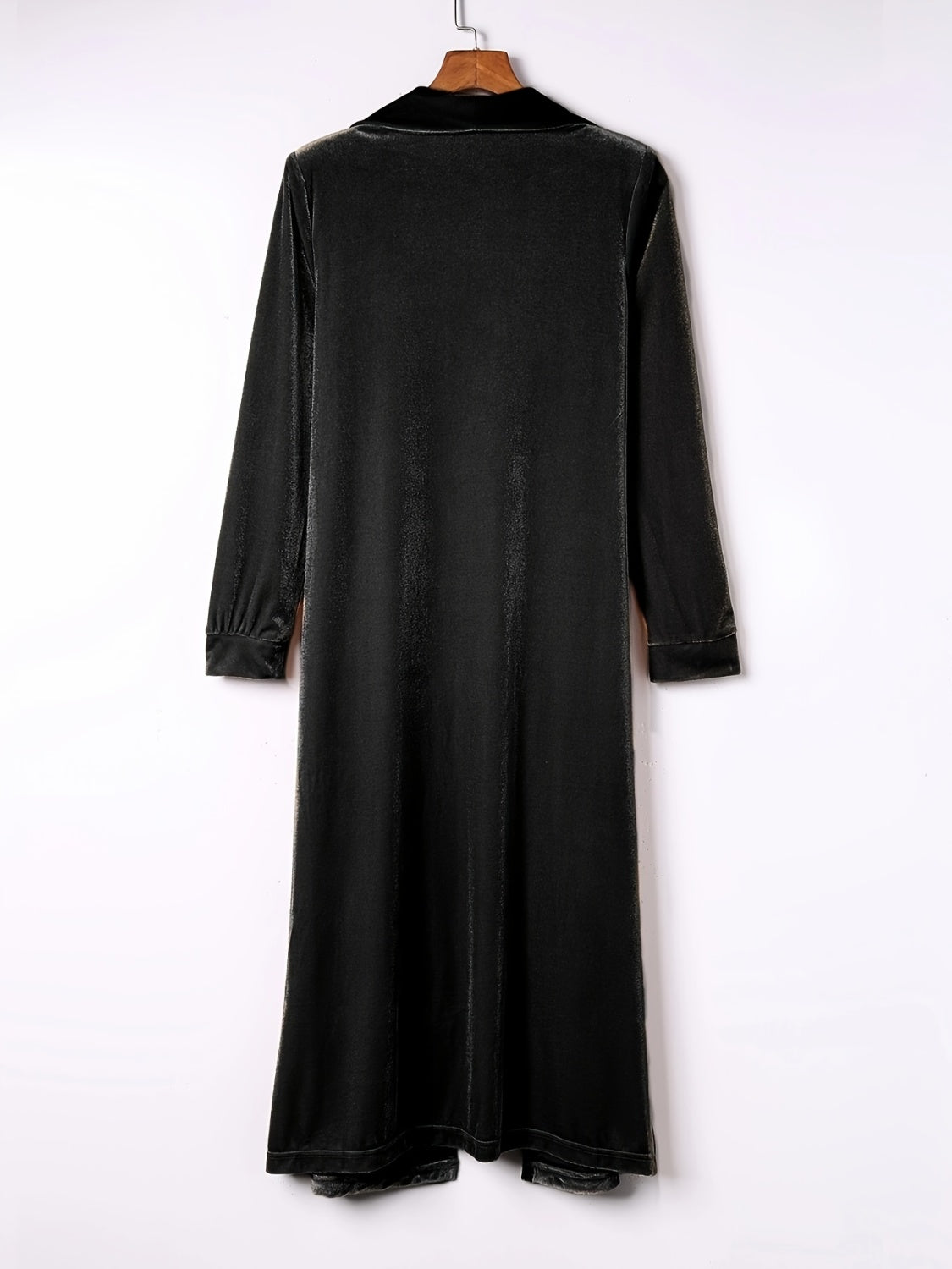 Polly Open Front Long Sleeve Coat