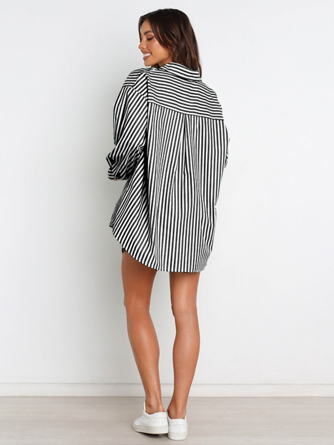 Sterling Striped Dropped Shoulder Shirt and Shorts Set