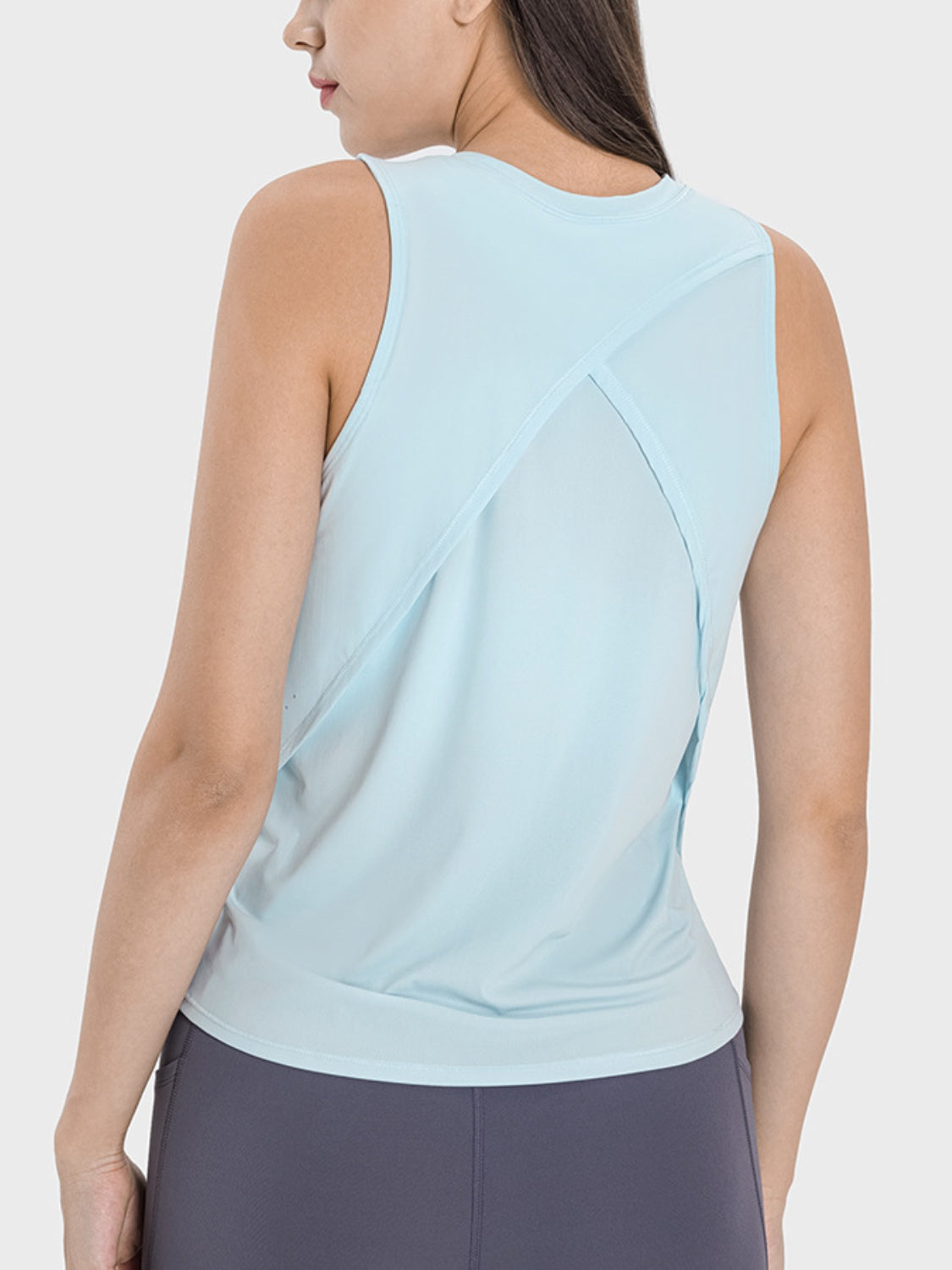 Janine Round Neck Active Tank