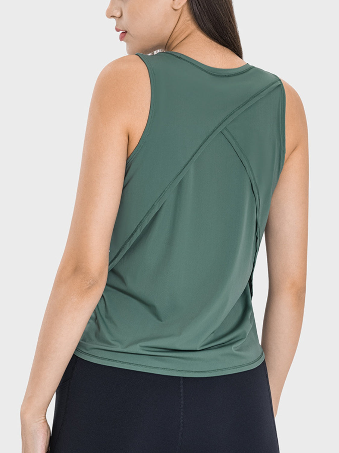 Janine Round Neck Active Tank
