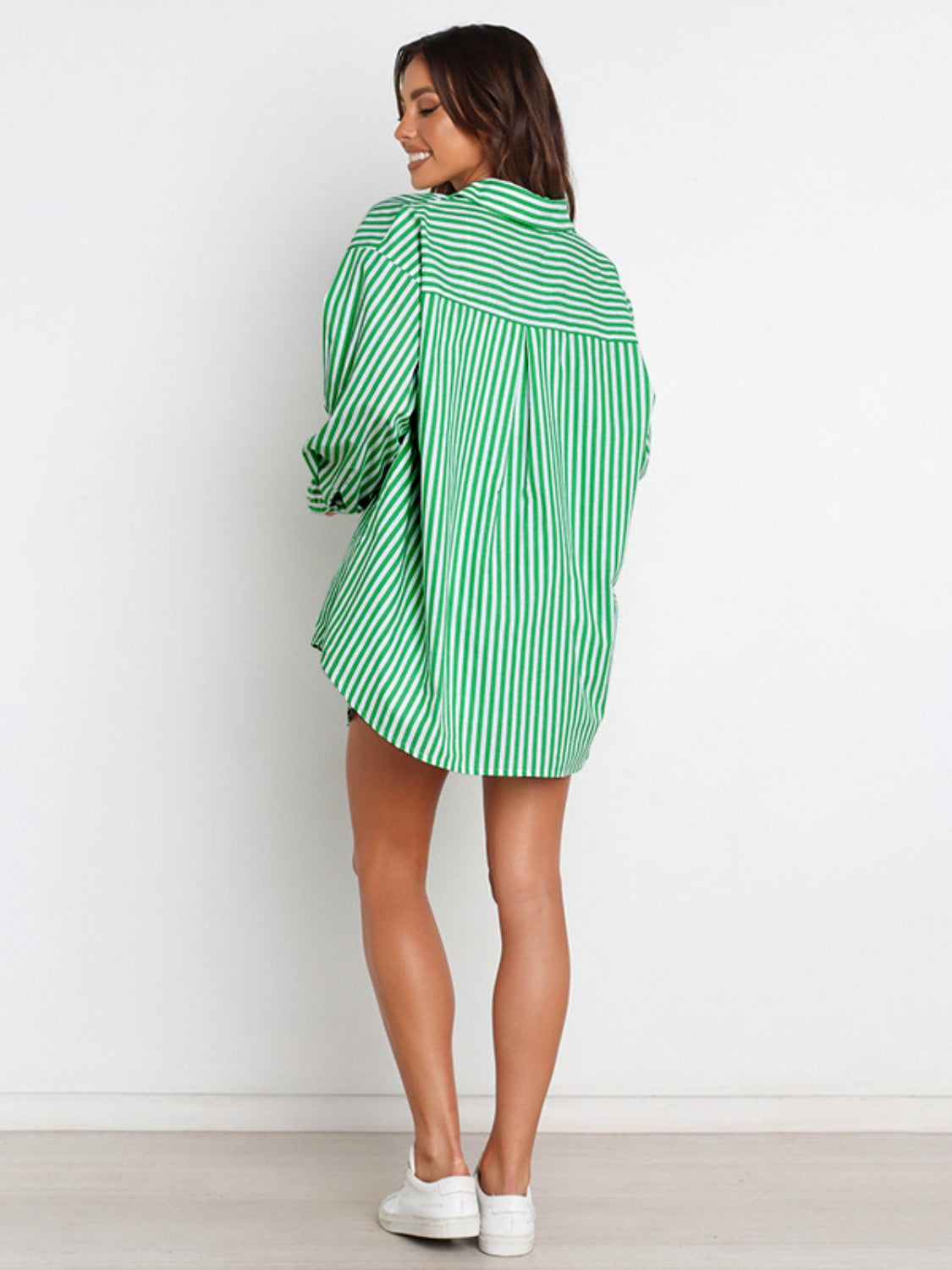 Sterling Striped Dropped Shoulder Shirt and Shorts Set