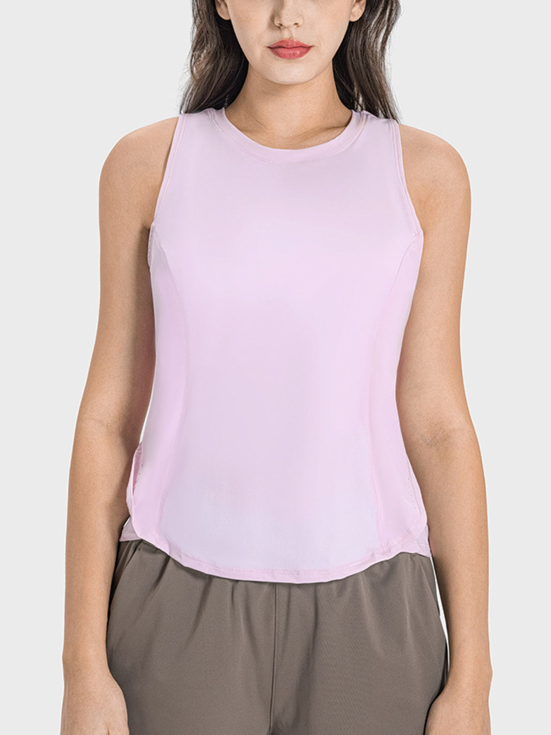 Janine Round Neck Active Tank