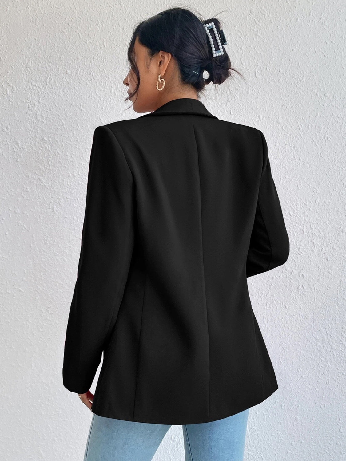 Shireen Shawl Collar Long Sleeve Blazer