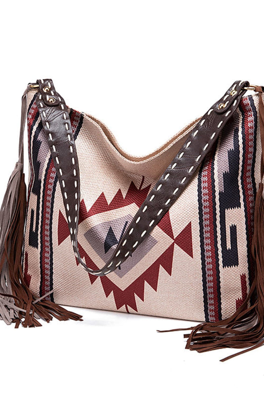 Rincon Geometric Canvas Tote Bag