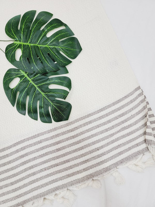 Cappadocia Throw Blanket XLarge Authentic Wave,Turkish cotton