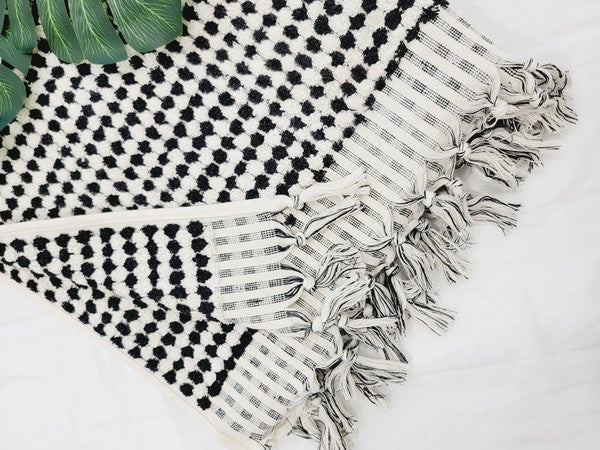 Anatolia Bath Towels, Organic Turkish Cotton Pom Pom Towels