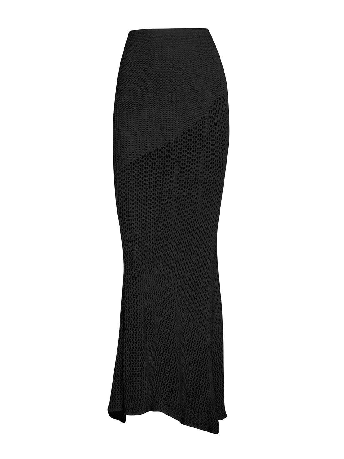 Coachella Tied Long Sleeve Top and Skirt Cover Up Set