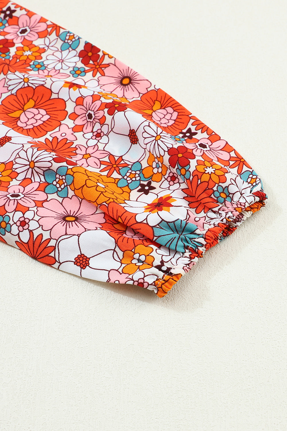 Yoko Ono Yellow Boho Floral Collared Long Sleeve Dress