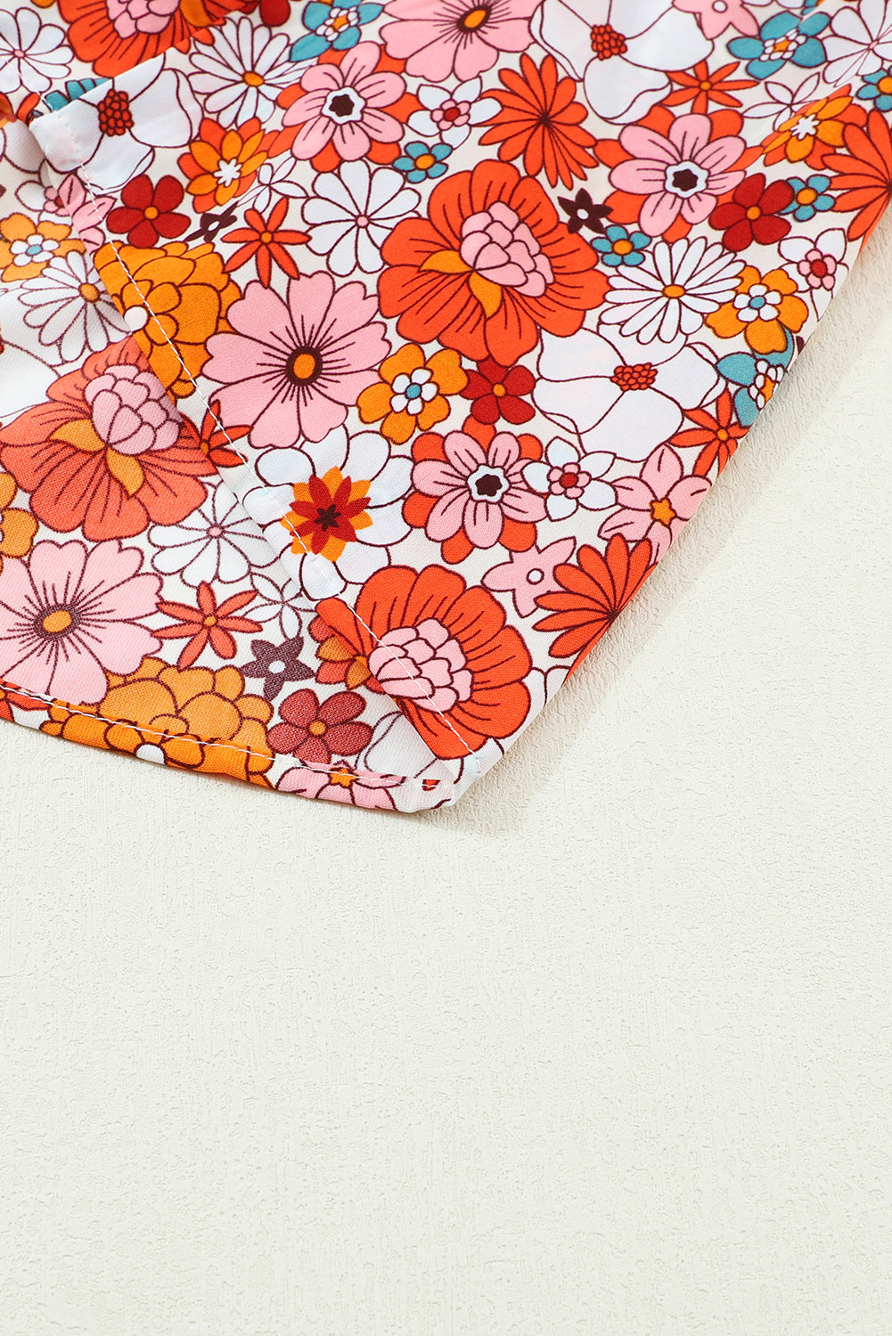 Yoko Ono Yellow Boho Floral Collared Long Sleeve Dress