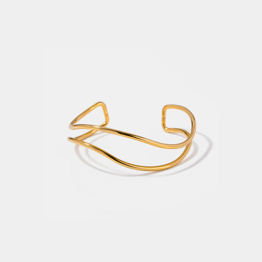 Mimi Minimalist Stainless Steel Cuff Bracelet