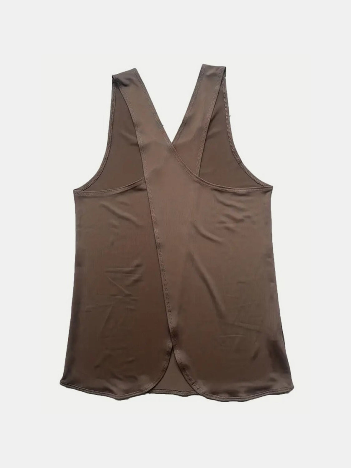 Janine Crisscross Scoop Neck Active Tank