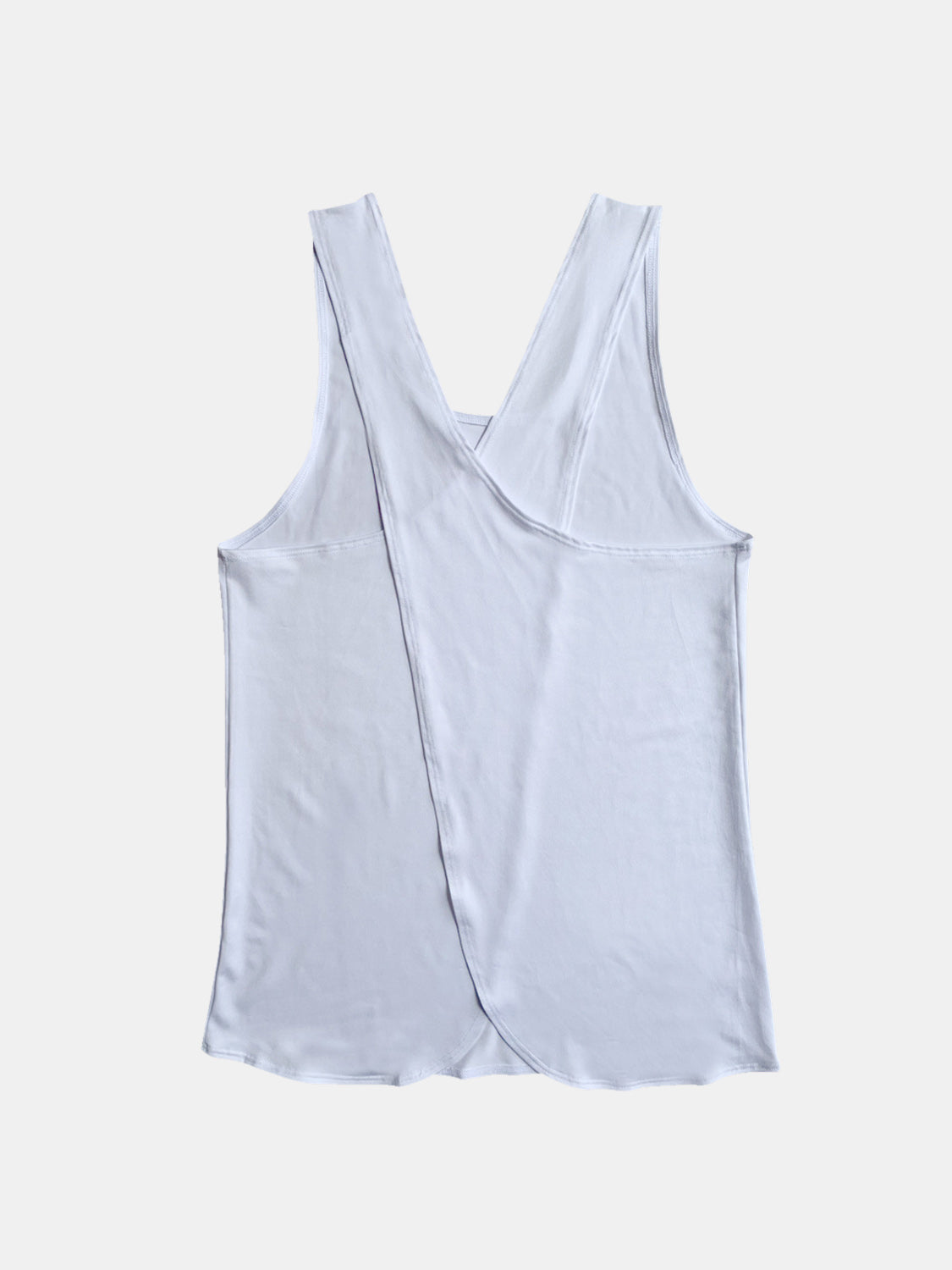 Janine Crisscross Scoop Neck Active Tank