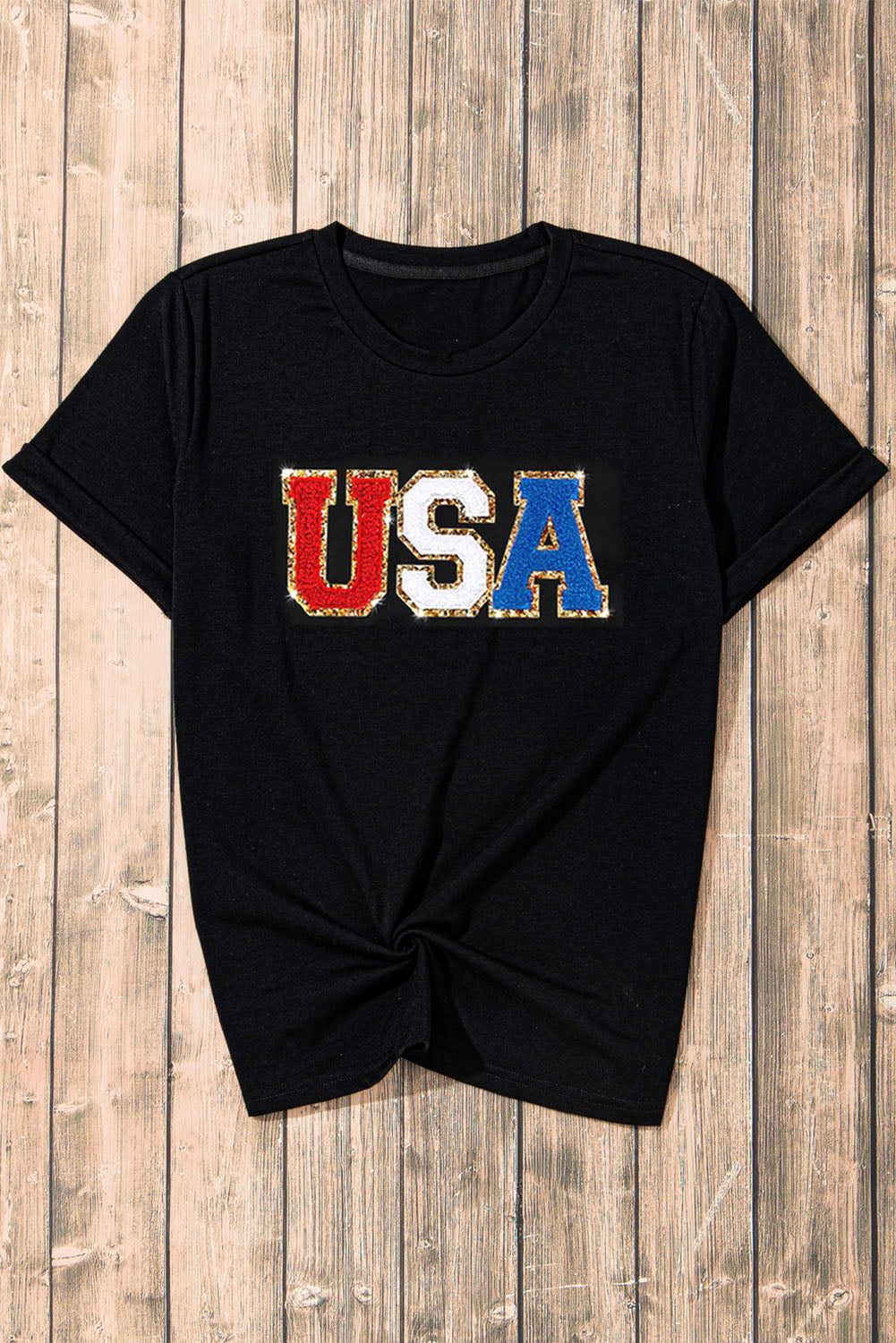 USA 🇺🇸 Round Neck Short Sleeve T-Shirt