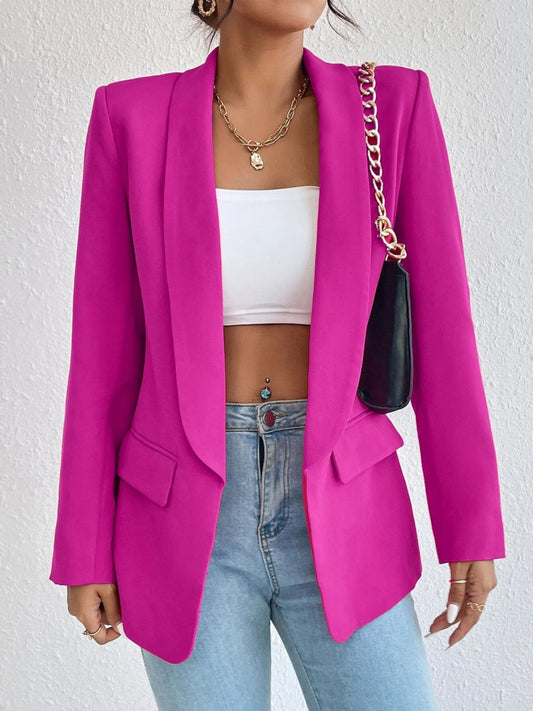 Shireen Shawl Collar Long Sleeve Blazer